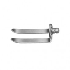 Caspar Lateral Blade Blade with 2 Prongs Stainless Steel, Blade Size 67 x 22 mm